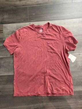 Abound Men's Short-Sleeve Pocket Tee in Washed Red